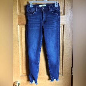 Kancan distressed frayed skinny ankle jeans 3/25